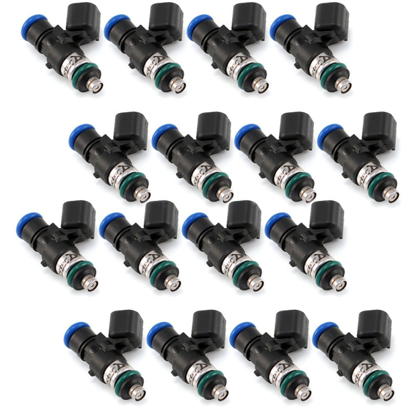 ID1050-XDS fuel injectors set of 16 for 34mm, 14mm Top O-Ring, 14mm Lower O-Ring, sold by Tuned By Shawn