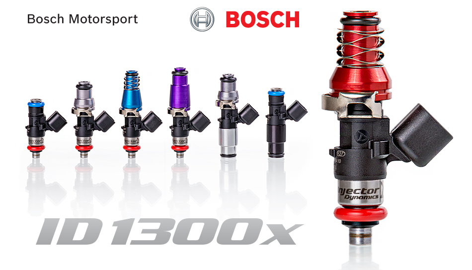 ID1300-XDS fuel injectors set of 5 for 34mm, 14mm Top O-Ring, 14mm Lower O-Ring, sold by Tuned By Shawn