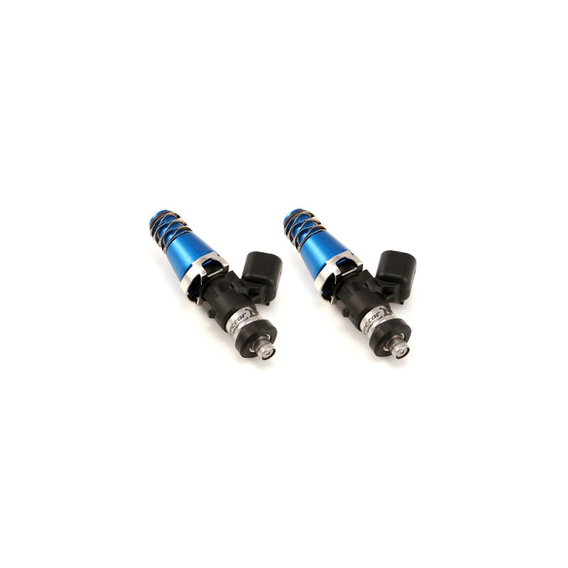 ID1300-XDS fuel injectors set of 2 for 60mm, 11mm Adapter Top, Denso Lower, sold by Tuned By Shawn