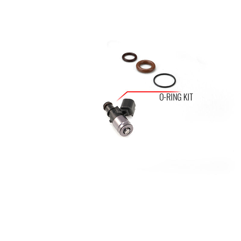 Injector Dynamics O-Ring/Seal Service Kit for Injector w/ 11mm Top Adapter and WRX Bottom Adapter for Injector Dynamics injectors, universal fitment, sold by Tuned By Shawn