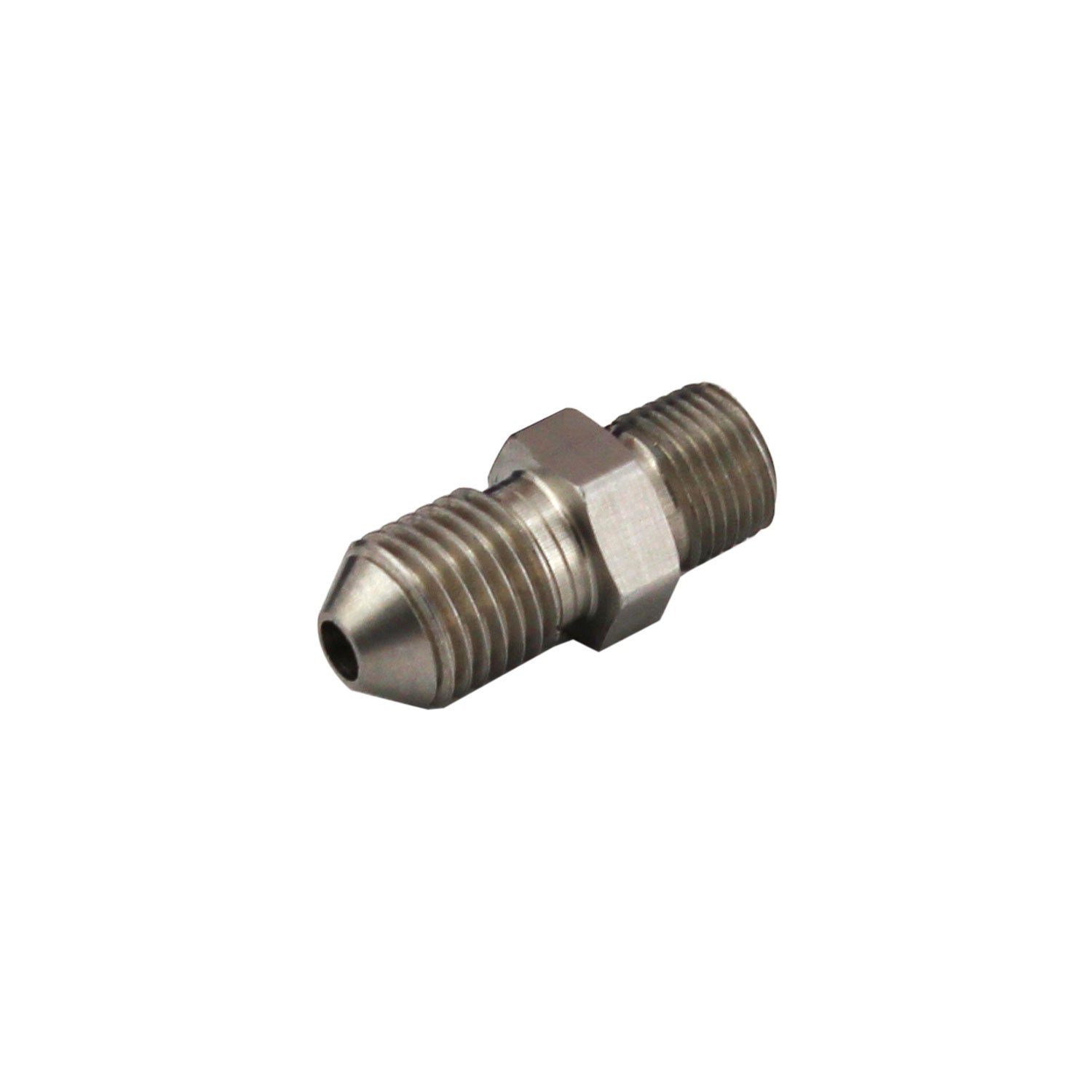 1/8" NPT to -4AN male - Stainless Steel