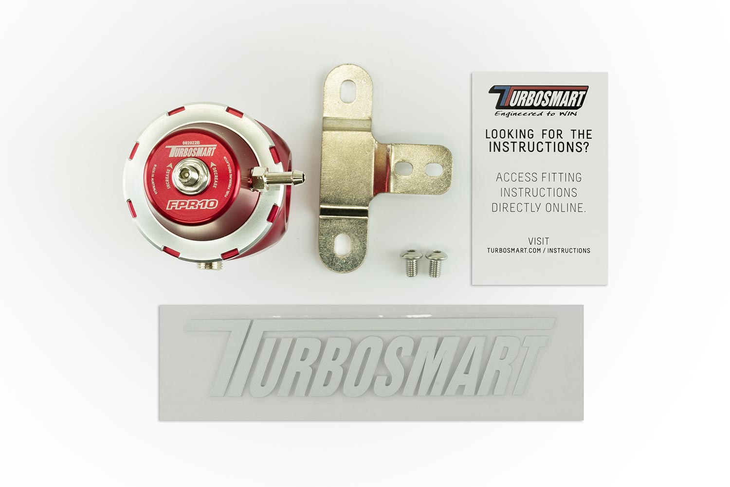 FPR10 Fuel Pressure Regulator Suit -10AN (Red)