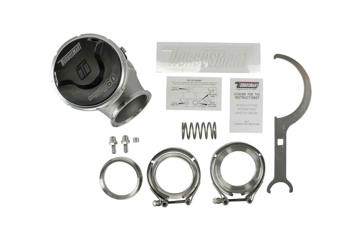 GenV PowerGate60CG 'Compressed Gas' 5psi External Wastegate (Black)