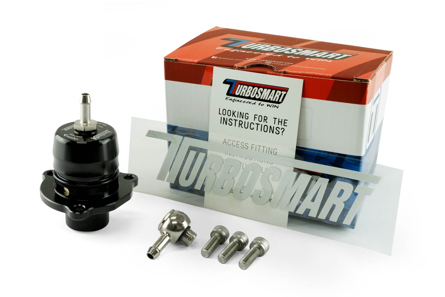 Kompact Dual Port Blow Off Valve (Shortie) Suit Ford Focus, EFR etc
