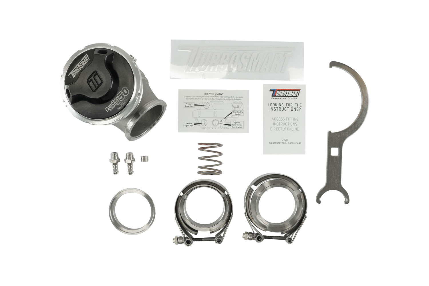 GenV ProGate WG50CG 'Compressed Gas' 5psi External Wastegate (Black)