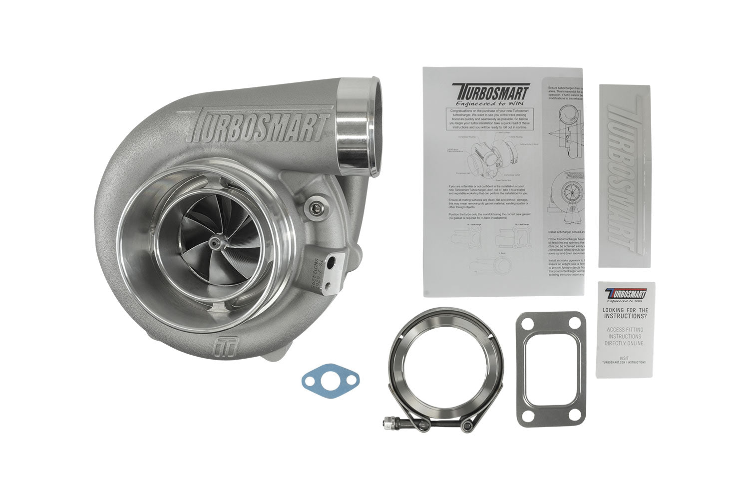 TS-2 Performance Turbocharger (Water Cooled) 6262 T3 0.82AR Externally Wastegated