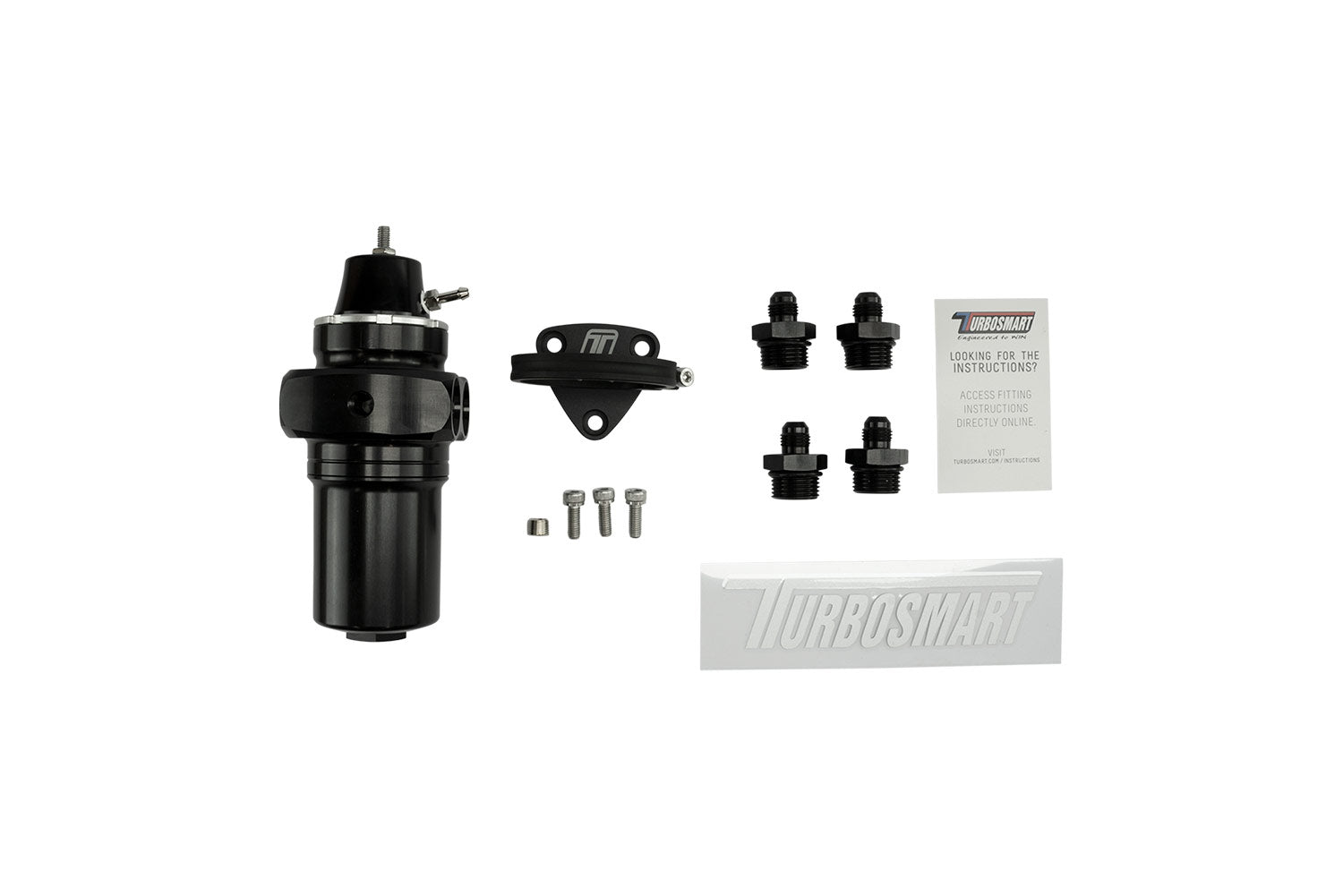FPRF6 Black - Fuel Pressure Regulator + Filter