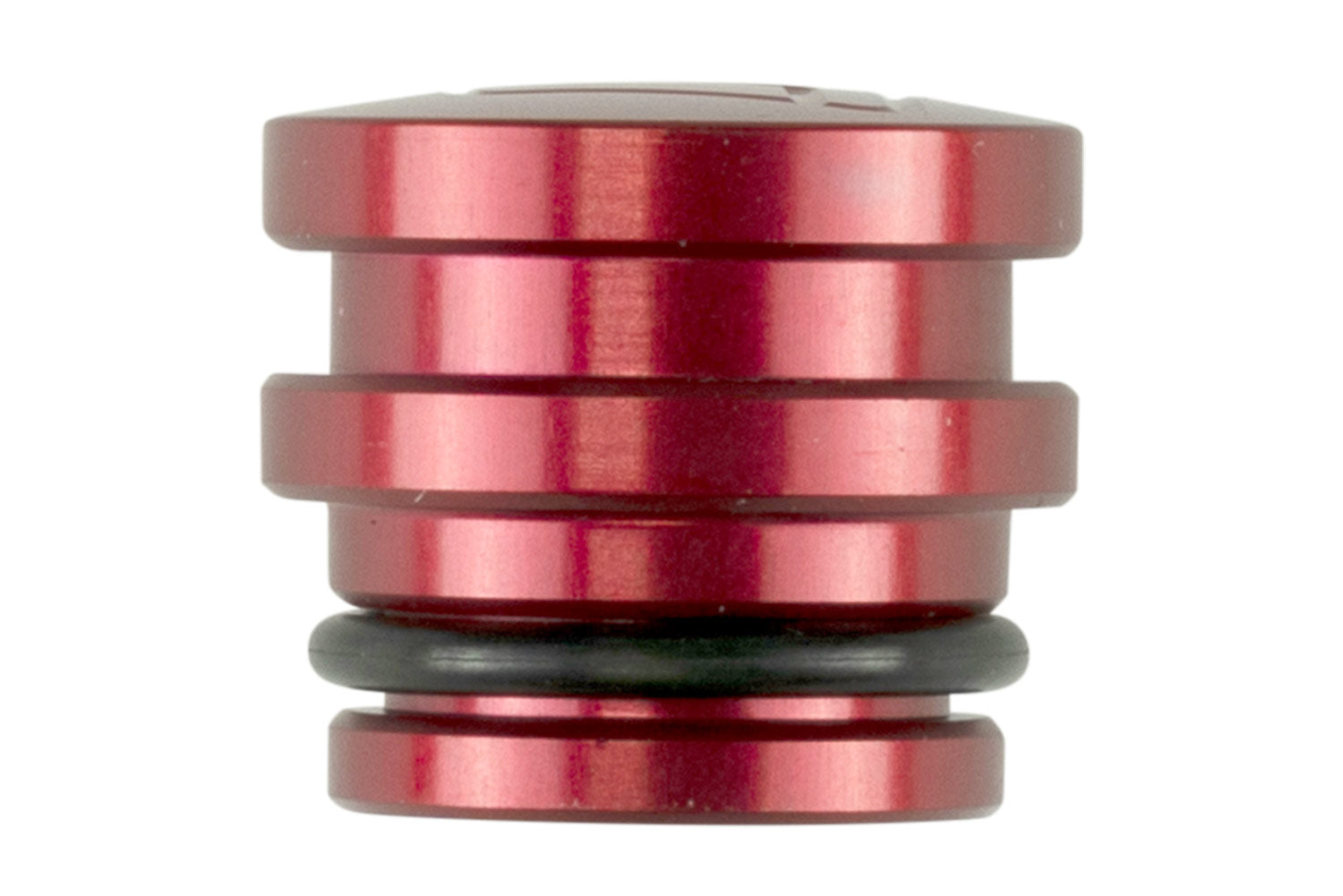 Oil Cap Insert - Blank - Red