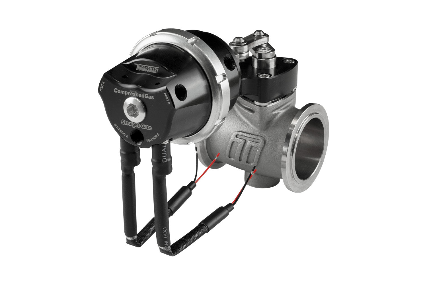 Compressed Gas (CO2) StraightGate40 - Inbuilt Solenoids - 7PSI Black (Control In Cap CO2 Boost Control)