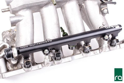 Radium S2000 fuel rail with laser etching, sold by Tuned By Shawn