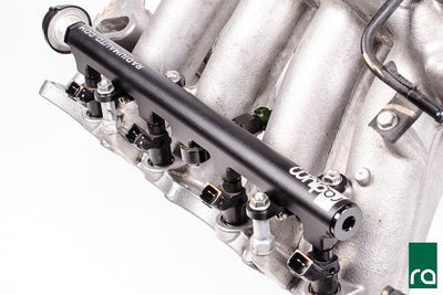 Radium S2000 fuel rail with laser etching, sold by Tuned By Shawn