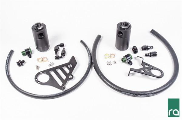 Radium Fluid Lock PCV catch can installed in Focus ST engine bay, Tuned By Shawn