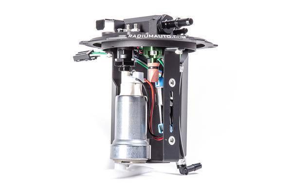 Tuned By Shawn Radium fuel pump hanger installed in Evo X fuel tank