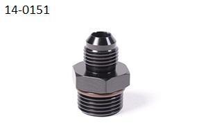 Radium 6AN bulkhead fitting with jam nut, sold by Tuned By Shawn