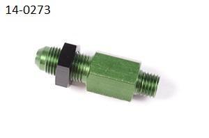 Radium 6AN bulkhead fitting with jam nut, sold by Tuned By Shawn