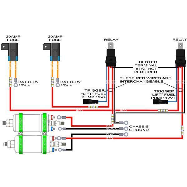 Sealed relay and fuse holder from Radium fuel pump harness kit, Tuned By Shawn
