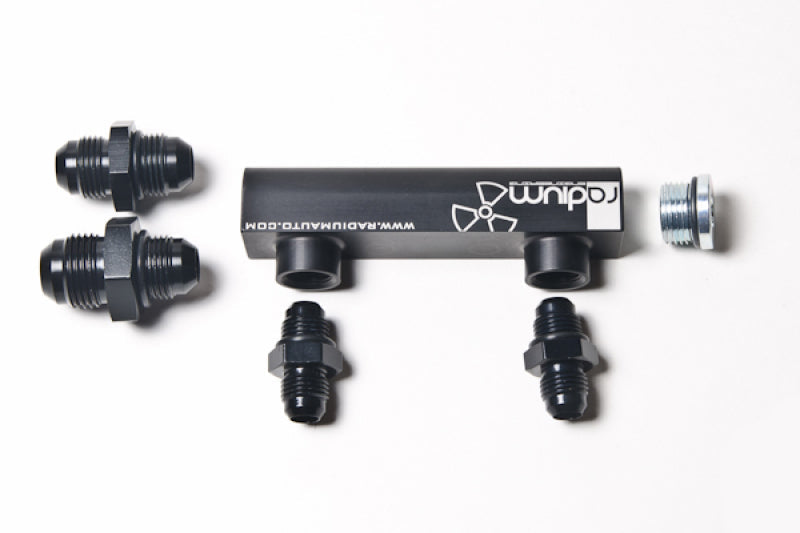 Radium Engineering 4-port manifold black 20-0062 at Tuned By Shawn