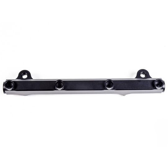 Billet 6061 aluminum Radium Evo X fuel rail with 8AN ORB ports, Tuned By Shawn