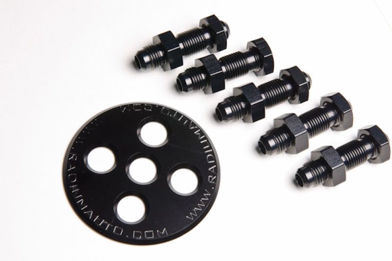 Radium Engineering 6AN bulkhead plate kit 20-0128-01 at Tuned By Shawn