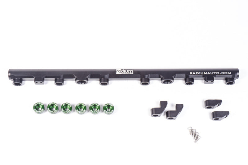 Radium Engineering 2JZ-GTE top feed fuel rail conversion 20-0215 at Tuned By Shawn