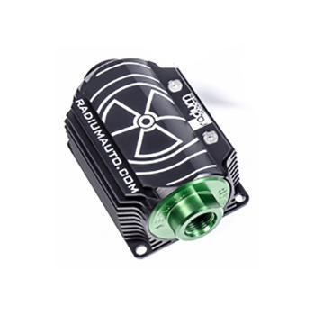 Finned Radium heat sink clamp for 60mm fuel filter, Tuned By Shawn