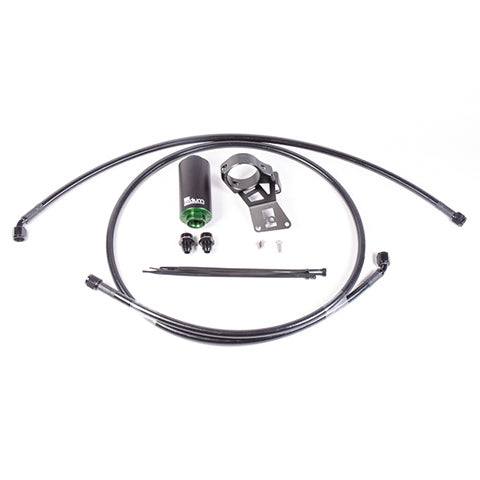 Radium Engineering Evo X fuel feed kit 20-0946 with stainless filter at Tuned By Shawn