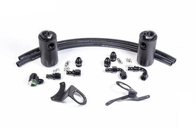 Radium Engineering Mustang GT dual catch can kit 20-0325 at Tuned By Shawn