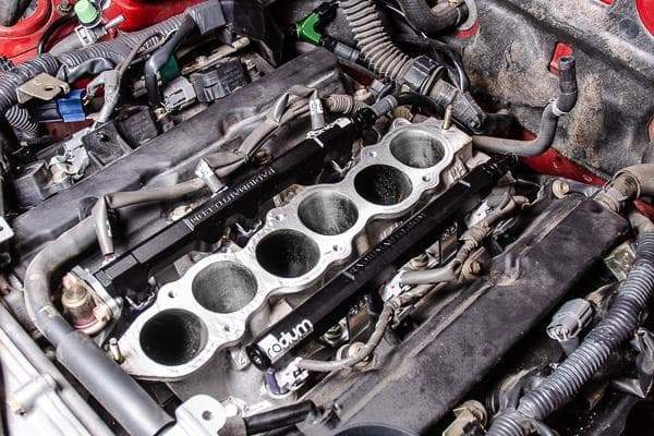 Radium PTFE hoses and damper adapter for 350Z, Tuned By Shawn