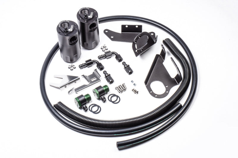 Radium Engineering 370Z dual catch can kit 20-0525 at Tuned By Shawn