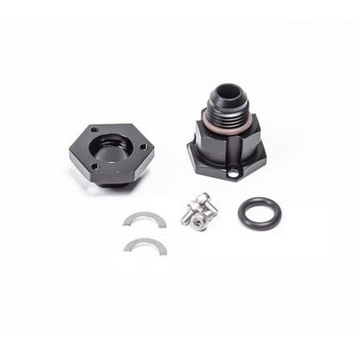 Radium billet clamshell adapter on Walbro F90000274 pump, Tuned By Shawn
