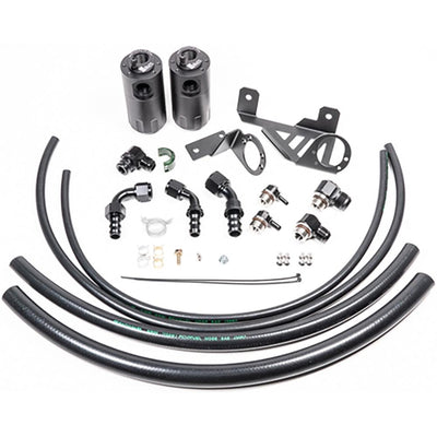 Radium CCV catch can for B58 crankcase vent, sold by Tuned By Shawn