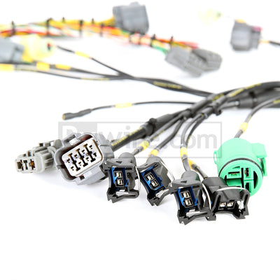 Rywire OBD1 mil-spec tucked D and B-series engine harness with DR-25 heat shrink, photo 2