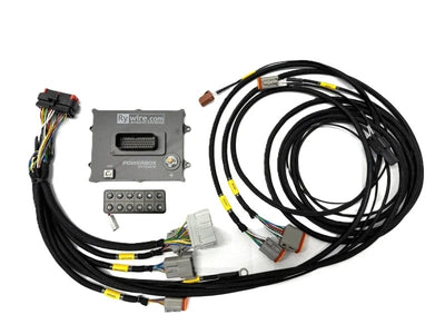 Rywire Honda/Acura chassis harness with 16-channel PDM power distribution module, sold by Tuned By Shawn