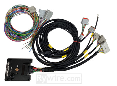 Rywire universal chassis harness with 14-channel PDM power distribution module, sold by Tuned By Shawn
