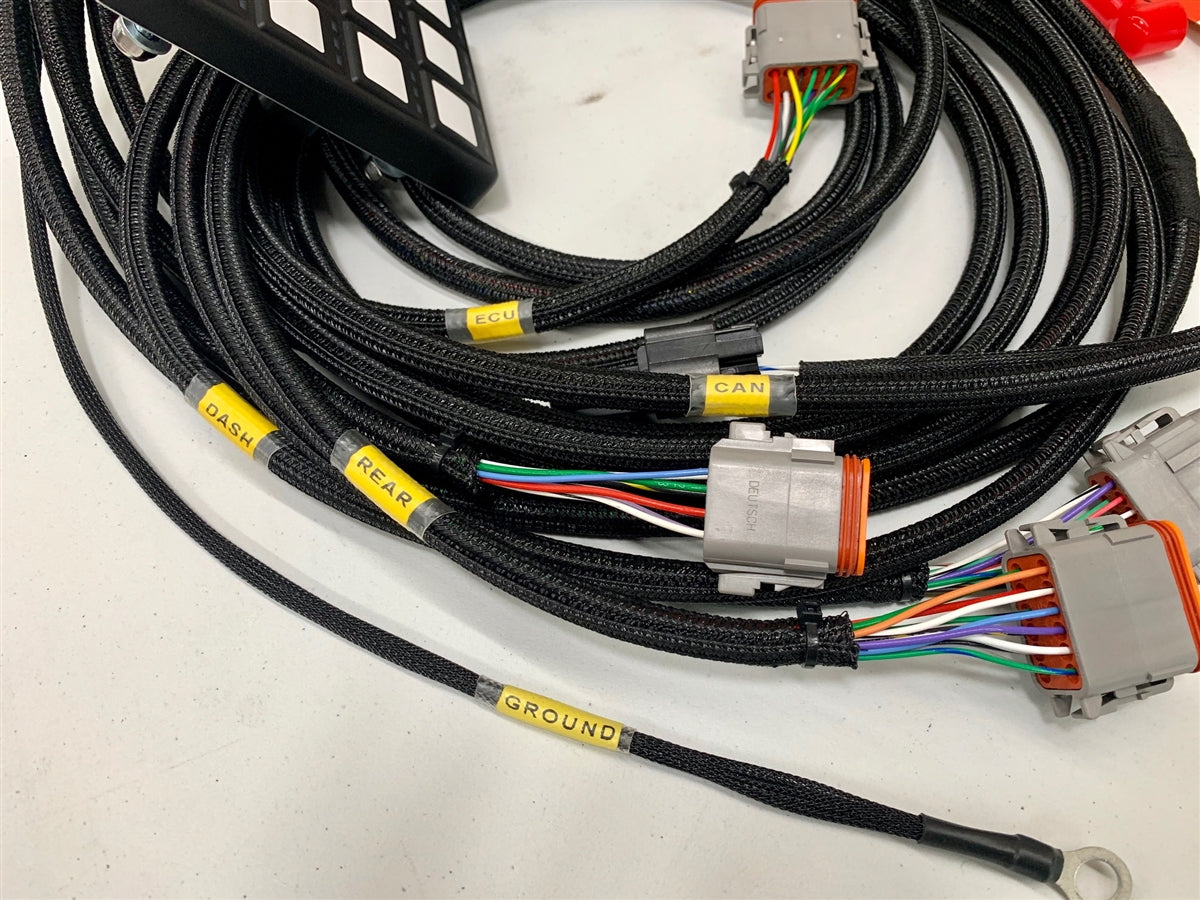 Rywire universal chassis harness with 30-channel PDM power distribution module, photo 4