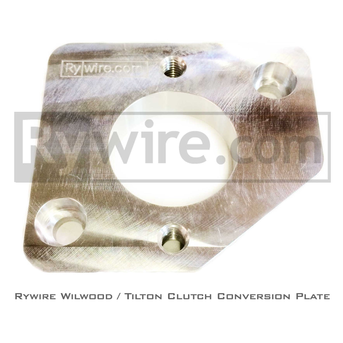 Rywire Wilwood/Tilton clutch master cylinder conversion plate for Honda, sold by Tuned By Shawn