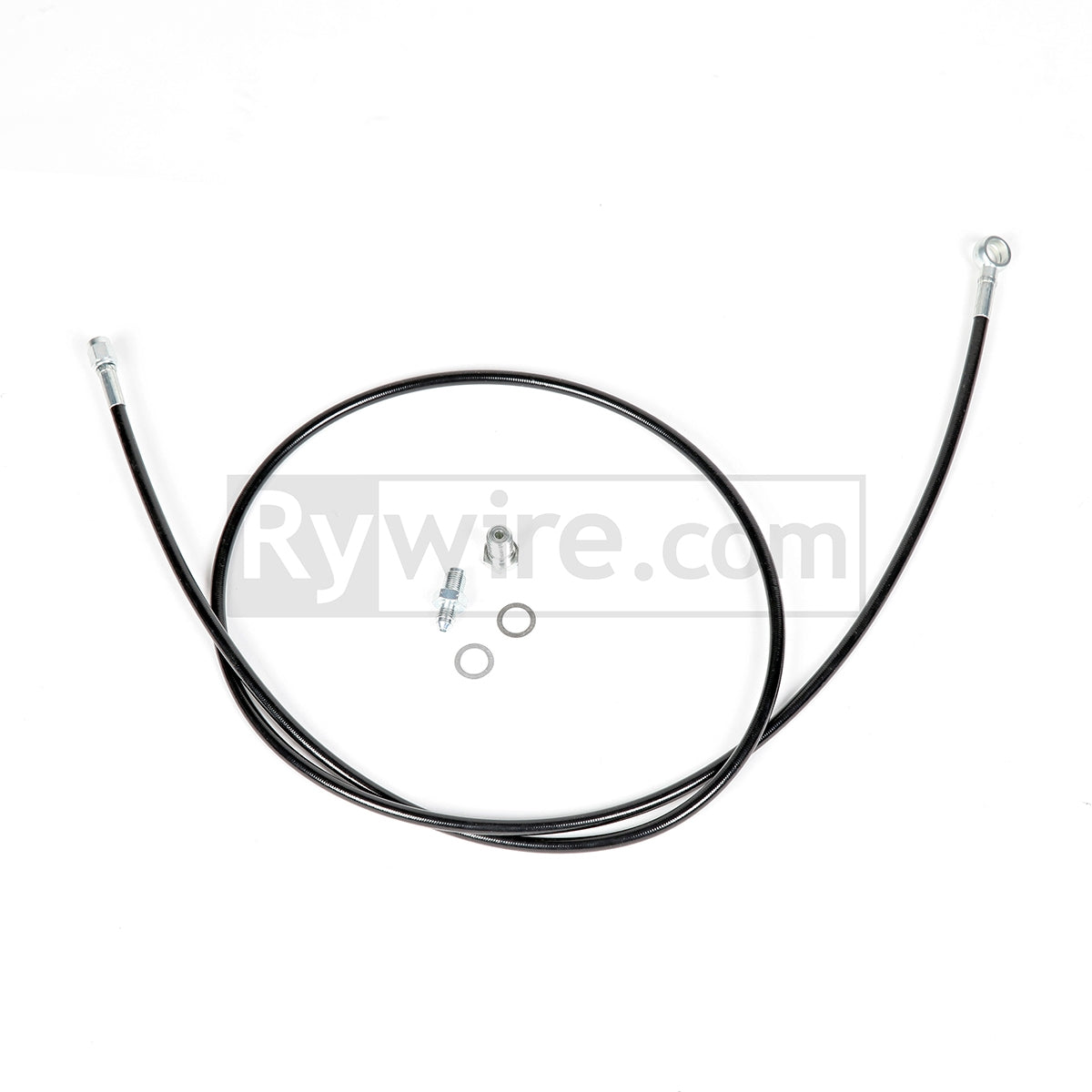 Rywire steel braided hydraulic clutch line for Honda Accord and Prelude H-series, sold by Tuned By Shawn