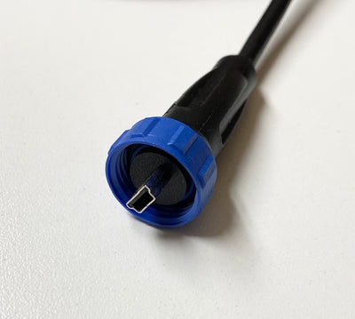 Rywire water resistant threaded mini USB PDM comms cable, sold by Tuned By Shawn
