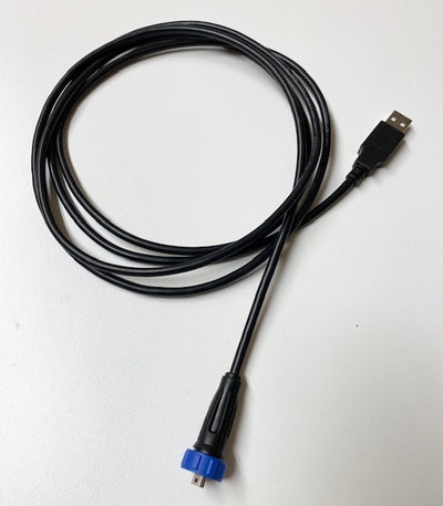 Rywire water resistant threaded mini USB PDM comms cable, photo 2