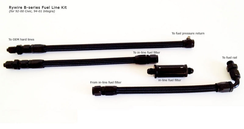 Rywire B-series tucked fuel system for Civic and Integra, photo 2