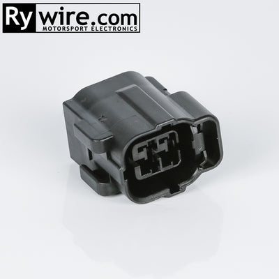 Rywire Mazda 13B O2 connector kit, 4-pin female, sold by Tuned By Shawn