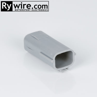 Rywire Mazda 13B Transmission Plug (Gray) connector kit, 2-pin male, photo 2