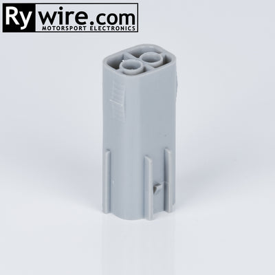 Rywire Mazda 13B Transmission Plug (Gray) connector kit, 2-pin male, photo 3