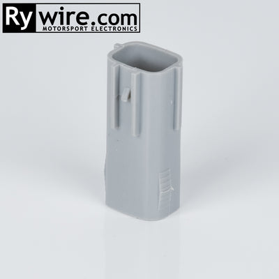 Rywire Mazda 13B Transmission Plug (Gray) connector kit, 2-pin male, photo 4