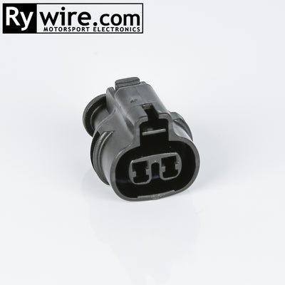 Rywire Toyota 2JZ Reverse Light Plug (Black) connector kit, 2-pin, sold by Tuned By Shawn
