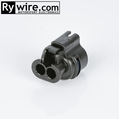 Rywire Toyota 2JZ Reverse Light Plug (Black) connector kit, 2-pin, photo 2