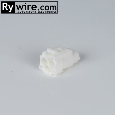 Rywire Toyota 2JZ General-Purpose Plug (White) connector kit, 2-pin female, sold by Tuned By Shawn