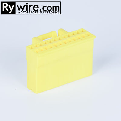 Rywire Mitsubishi 4G63 1G Engine Computer Plug A (Yellow) connector kit, 24-pin, photo 4