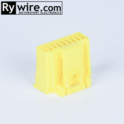 Rywire Mitsubishi 4G63 1G Engine Computer Plug B (Yellow) connector kit, 18-pin, photo 4