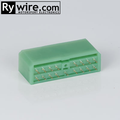 Rywire Honda OBD0 Engine Computer Plug A (Board Side) connector kit, 18-pin male, sold by Tuned By Shawn